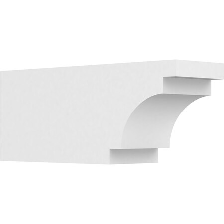 Ekena Millwork Standard Mediterranean Architectural Grade PVC Rafter Tail, 6"W X 8"H X 20"L RFTP06X08X20MED